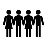 Icono colaboración y unidad